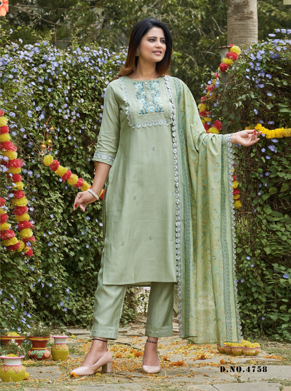 Stree Vol 32 By Hru Viscose Embroidery Kurti With Bottom Dupatta Wholesale Market In Surat
